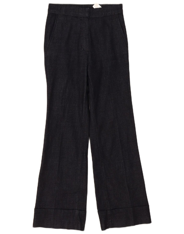Ženske ležerne hlače visokog struka Massimo Dutti EU 34 2XS W24 L28 tamnoplave