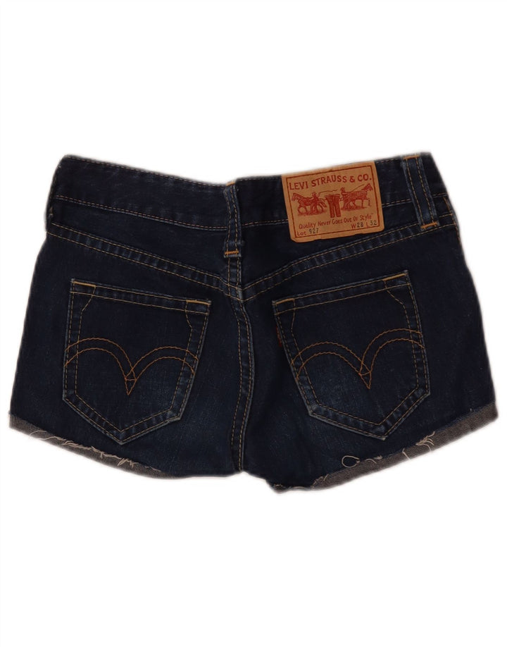 Levi's ženske kratke traper hlače 927 W28 srednje tamnoplave