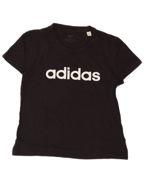 Adidas majica kratkih rukava kratkih rukava UK 12 srednje crna