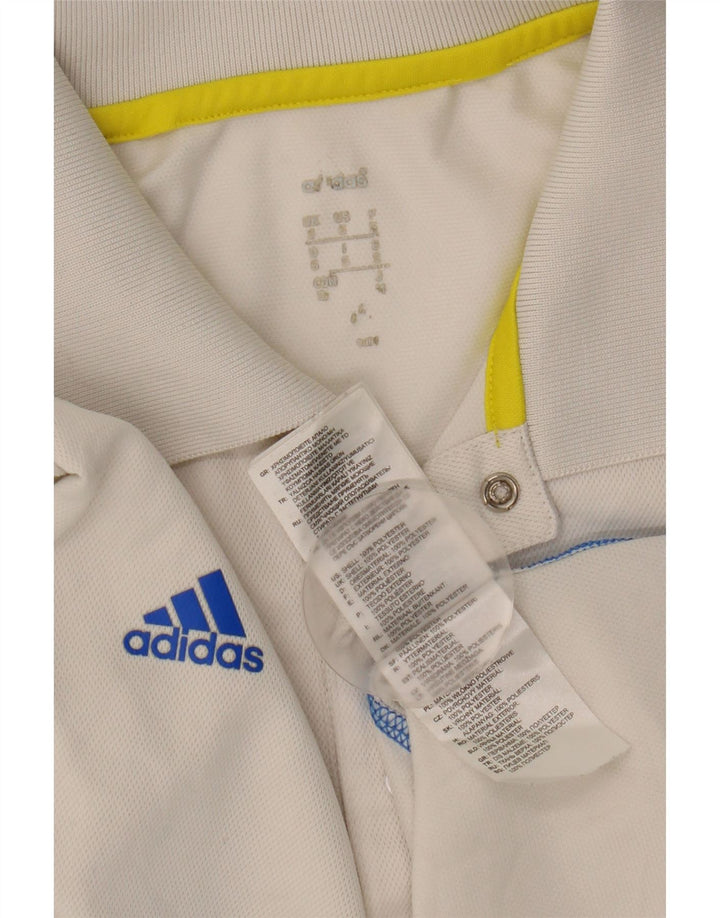 ADIDAS muška Climalite polo majica Mala bijela poliester