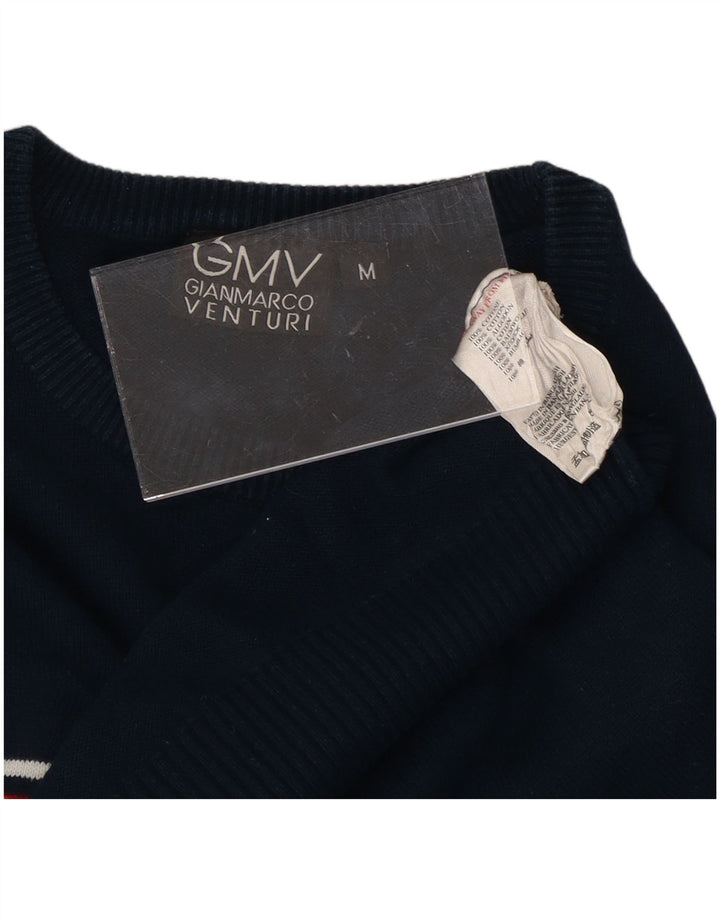 GIAN MARCO VENTURI Ženski pulover s okruglim izrezom UK 14 Srednje tamnoplava