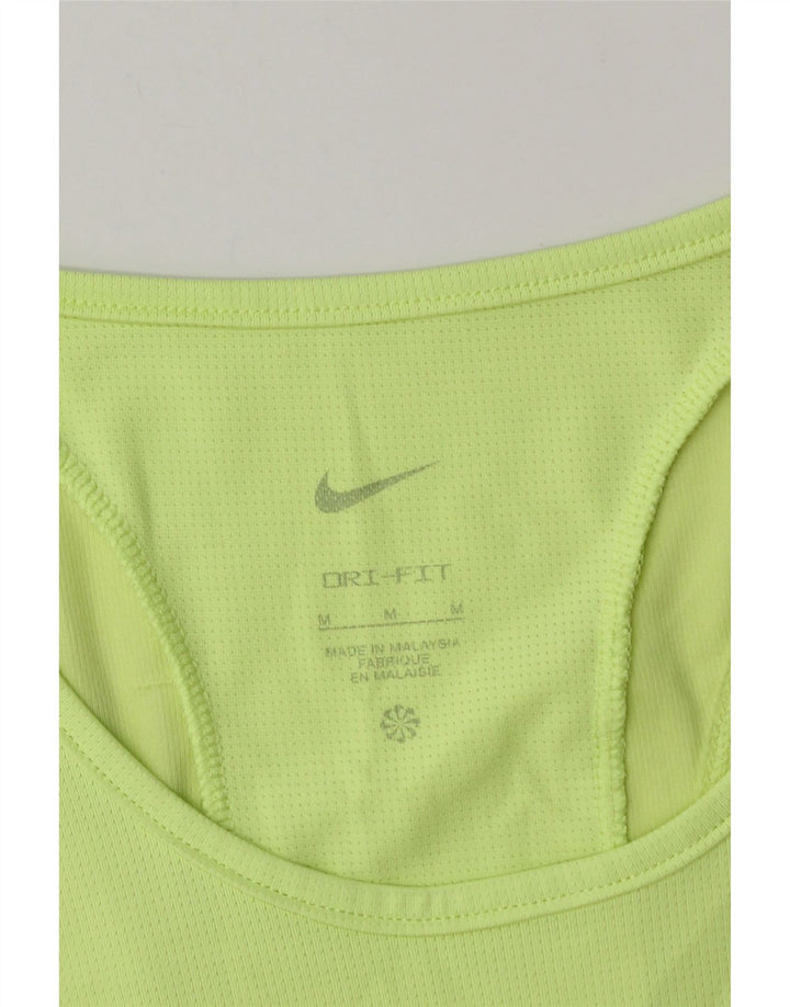 Nike Ženska Dri Fit Crop Vest Top UK 12 Medium Green