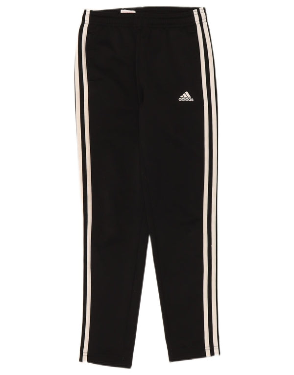 Adidas Hlače za trenirku za dječake 9-10 godina crne poliesterske