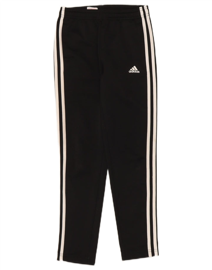 Adidas Hlače za trenirku za dječake 9-10 godina crne poliesterske
