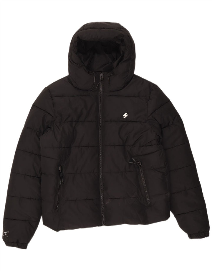 Superdry muška podstavljena jakna UK 44 2XL crni poliester
