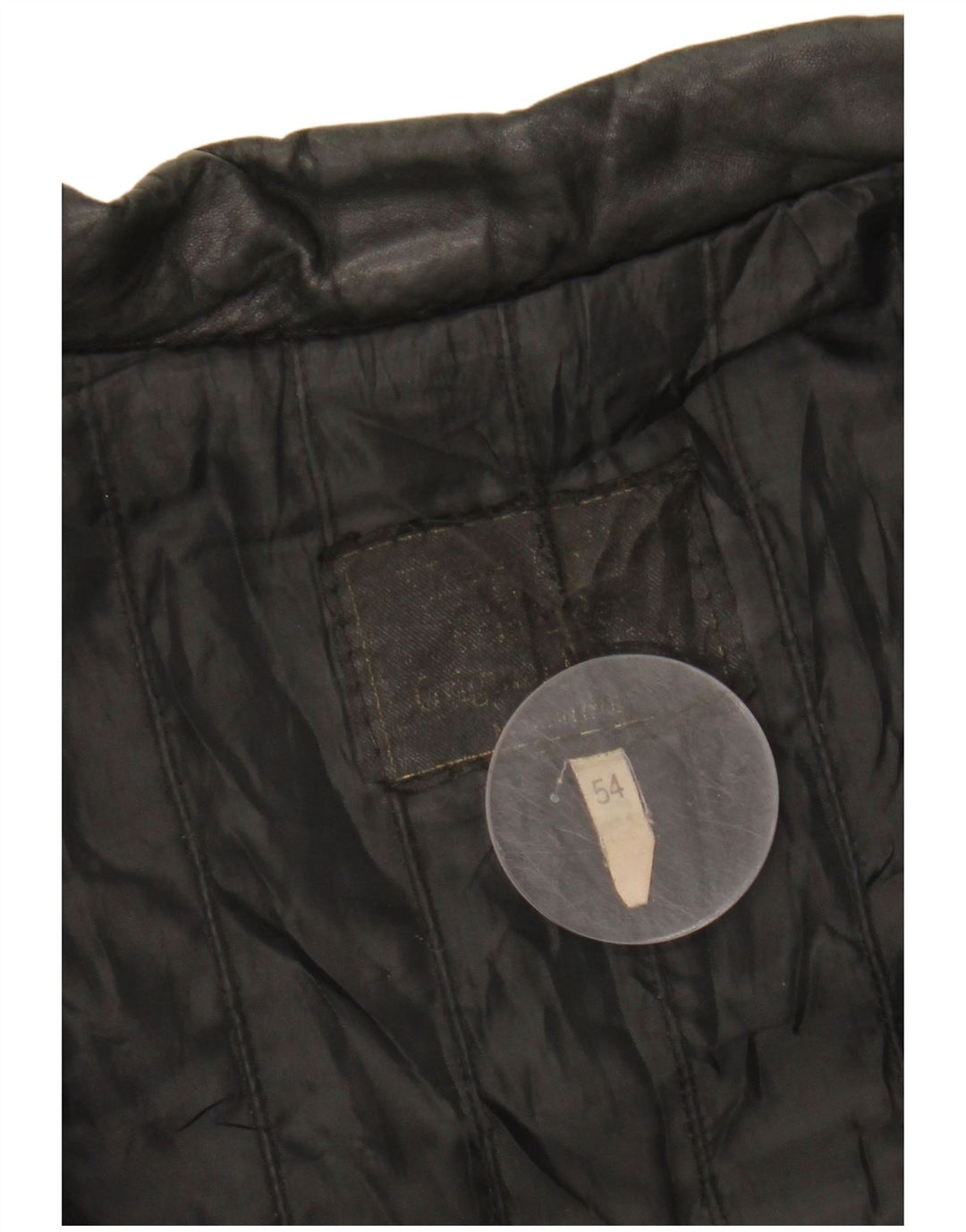 VINTAGE ženska kožna jakna IT 54 3XL crna