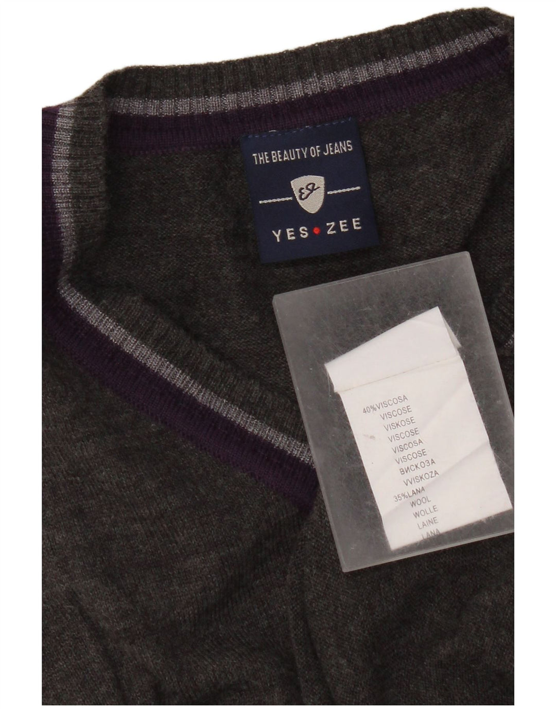 Yes Zee Muška majica bez rukava XL siva viskoza