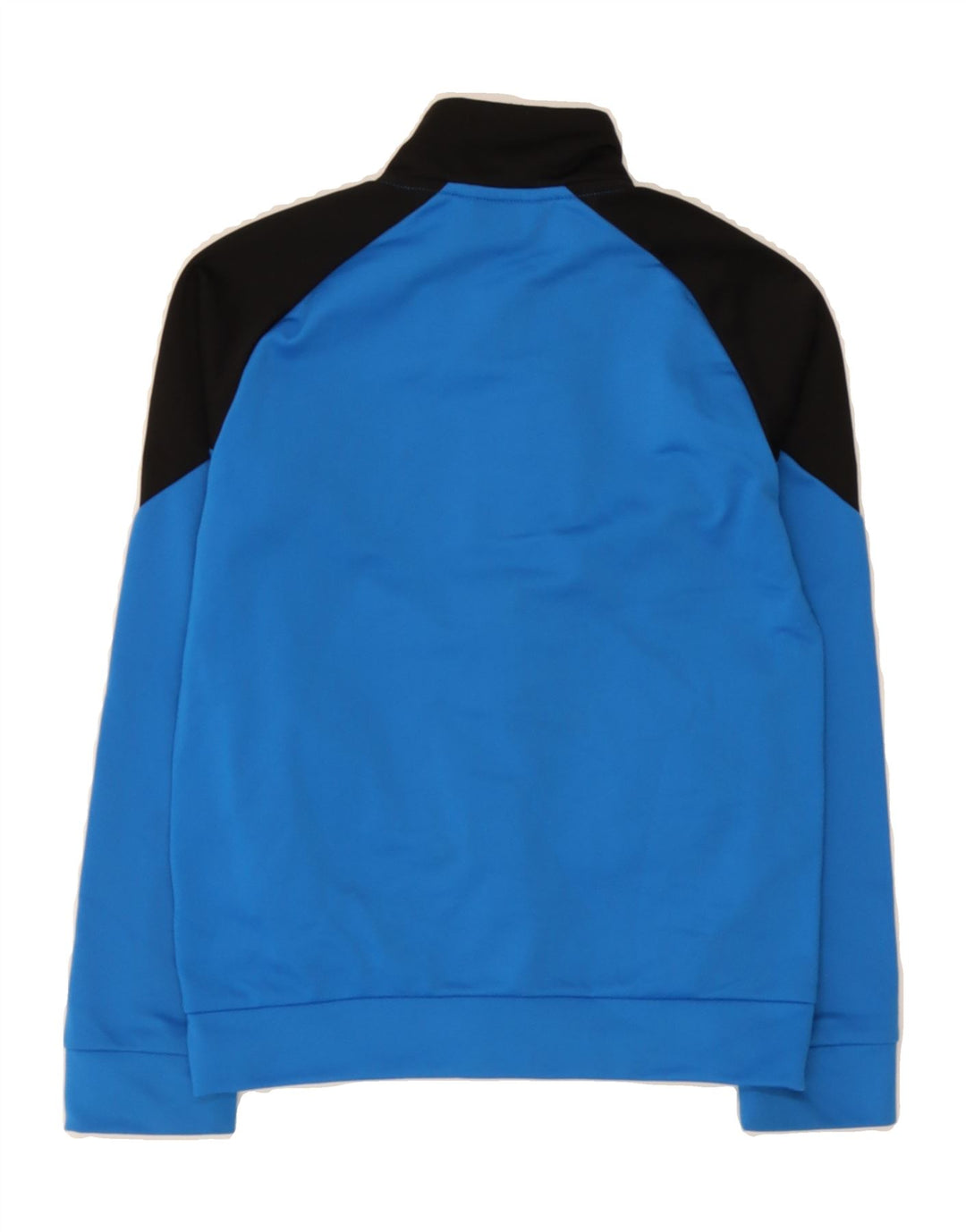 PUMA Boys Graphic Tracksuit Top Jacket 9-10 Years Blue Colourblock Vintage Puma and Second-Hand Puma from Messina Hembry 