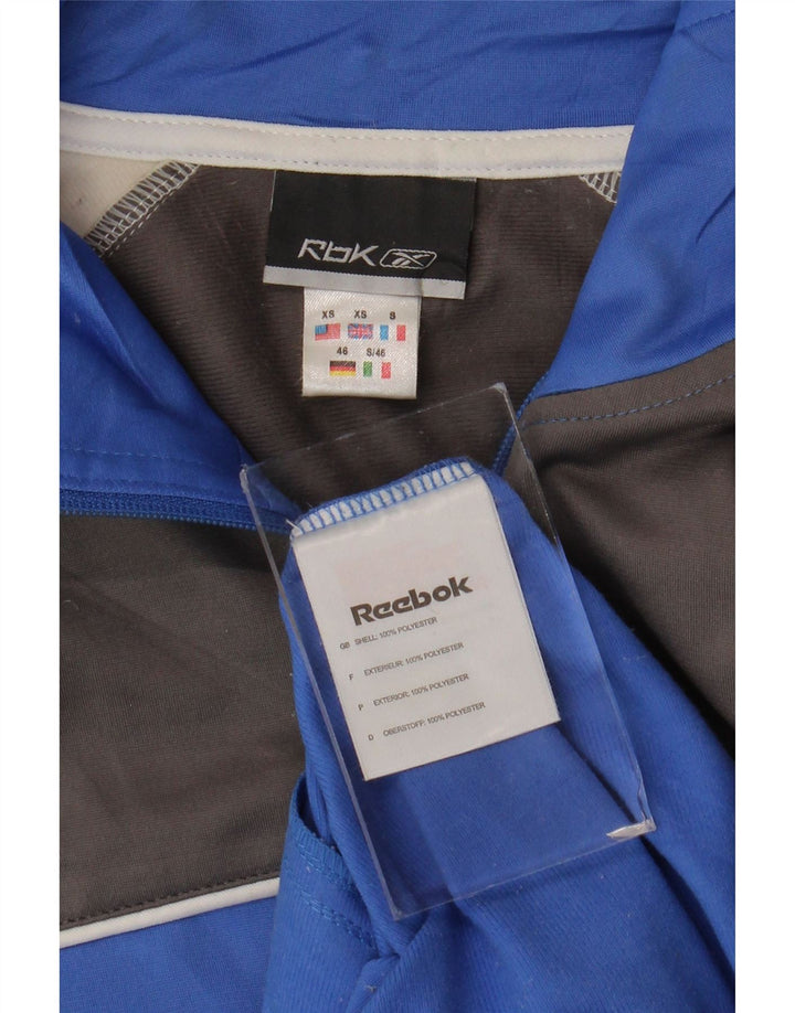 Reebok muška gornja jakna trenirke XS plavi poliester u boji