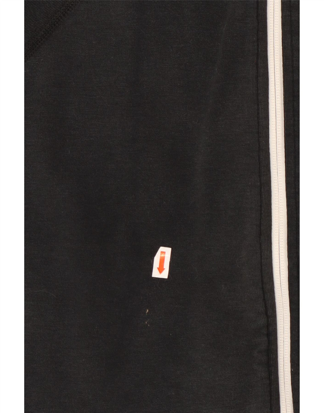 NIKE ženski pulover s kapuljačom na patentni zatvarač UK 16 veliki crni pamuk