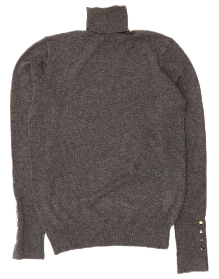 Zara ženski pulover s rol izrezom UK 8 Small Gray