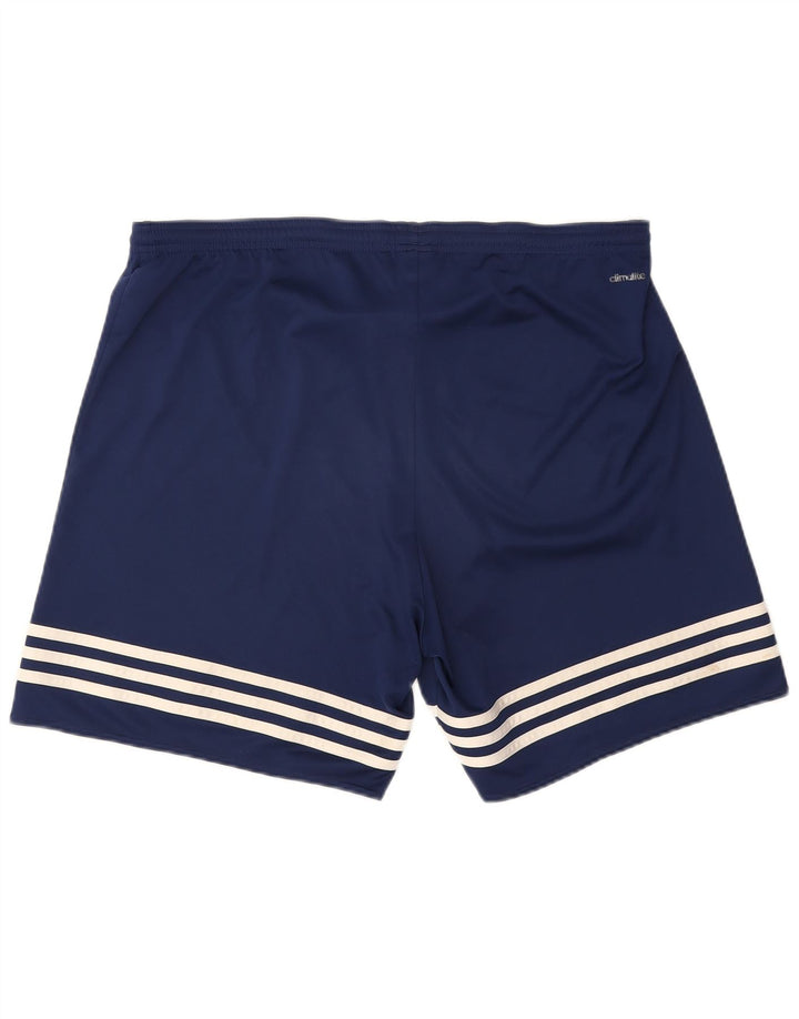 Adidas muške sportske kratke hlače Climalite XL tamnoplavi poliester