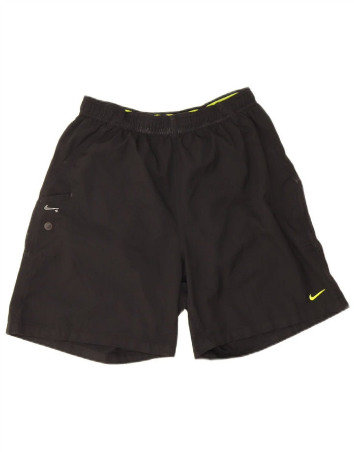 Nike muške sportske kratke hlače srednje crne boje od poliestera