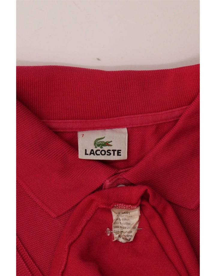 LACOSTE muška polo majica veličina 7 2XL ružičasti pamuk