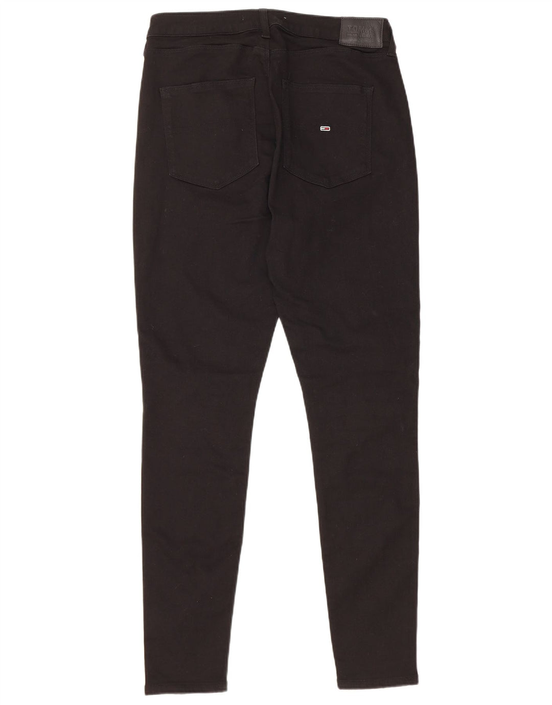 TOMMY HILFIGER Ženske uske traperice W30 L30 crni pamuk