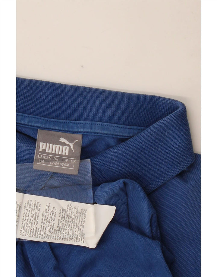 PUMA muška polo majica s grafičkim motivima, veliki plavi pamuk