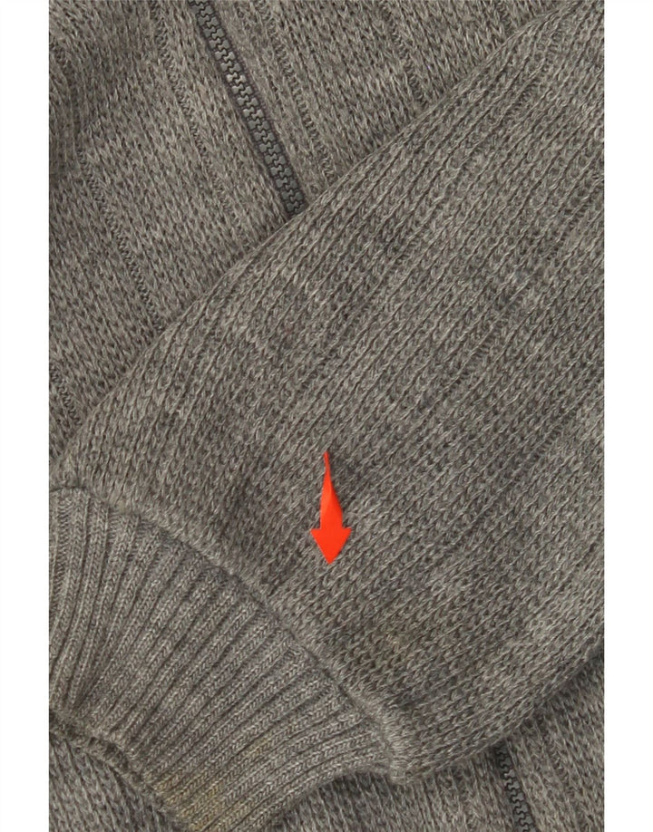 VINTAGE ženski kardigan džemper UK 18 XL siva boja