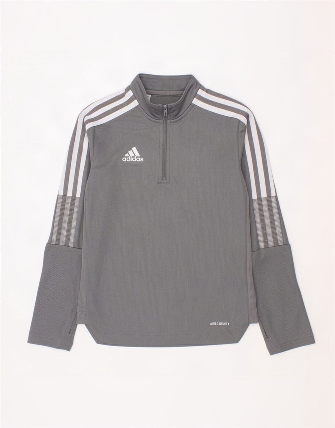 Adidas Top trenirka za dječake Aeroready zip izrez 7-8 godina siva