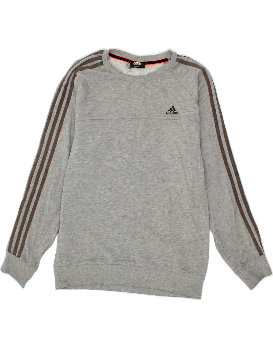 ADIDAS Mens Sweatshirt Jumper Small Grey Cotton Vintage Adidas and Second-Hand Adidas from Messina Hembry 