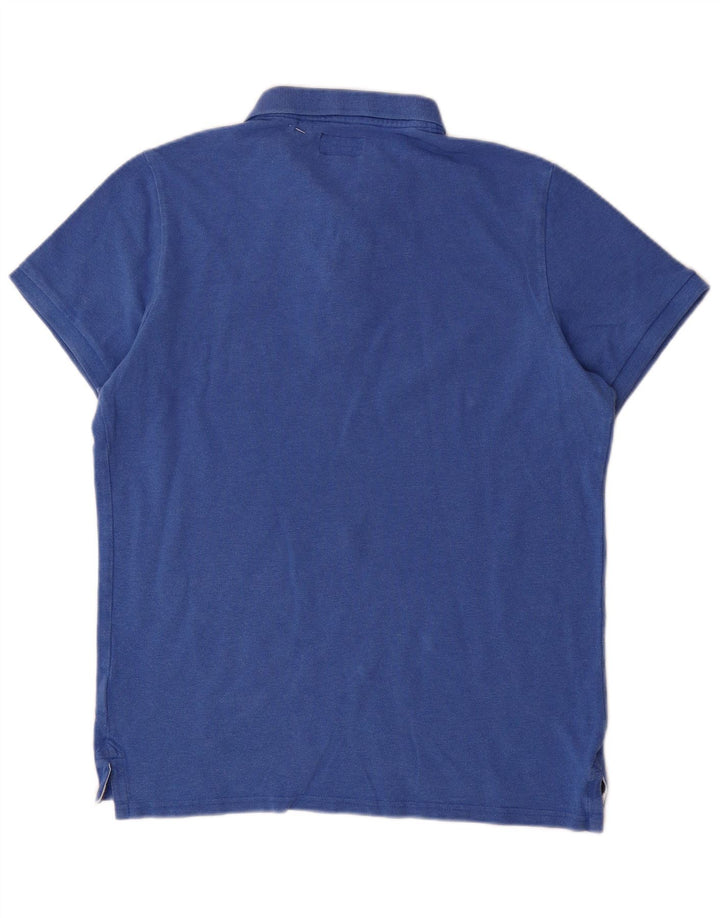 Superdry muška polo majica XL plavi pamuk