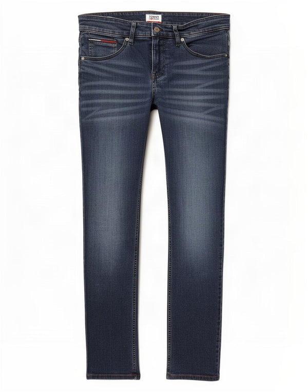 Tommy Hilfiger Mens Scanton Slim Jeans W30 L29 Plavi pamuk