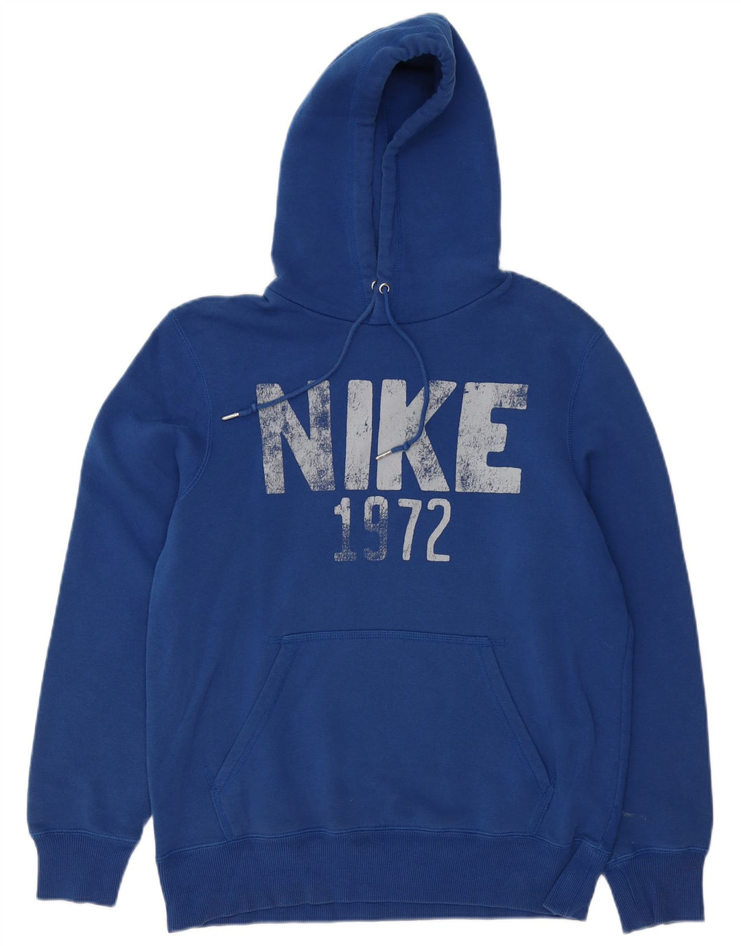 NIKE muška majica s kapuljačom s grafičkim motivima, srednje plavi pamuk
