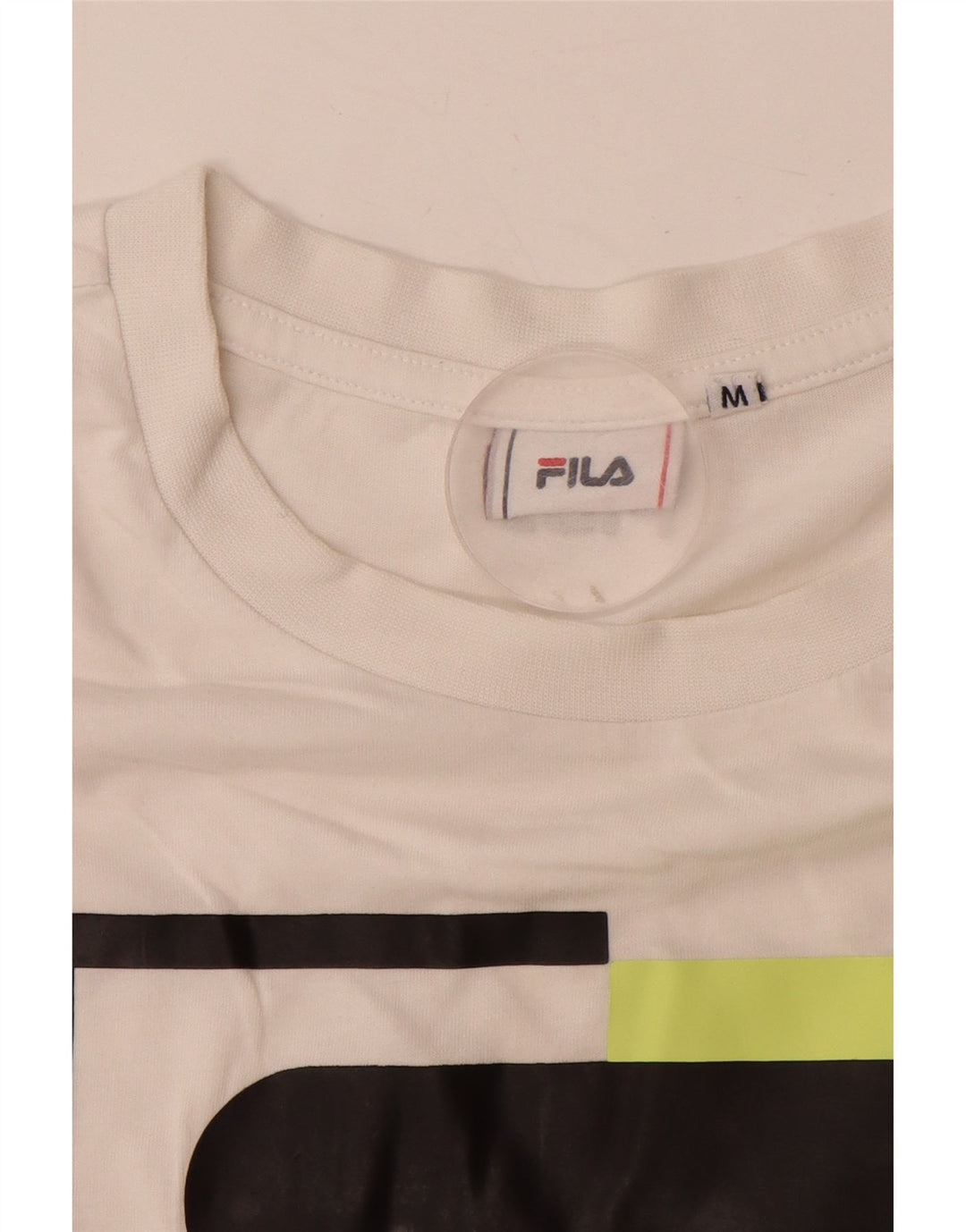 Fila muška majica kratkih rukava srednje veličine, bijeli pamuk