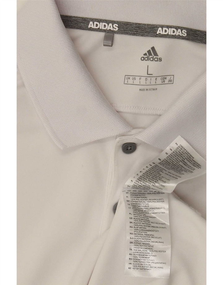 Adidas muška polo majica velika bijela poliester