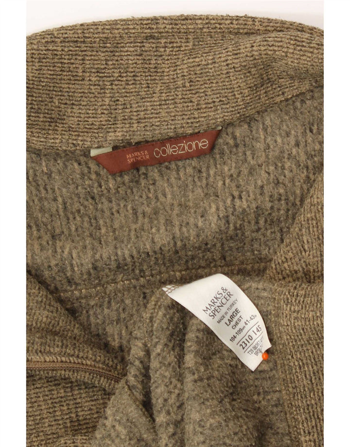 Marks & Spencer muška trenirka, gornja jakna, veliki kaki pjegavi poliester