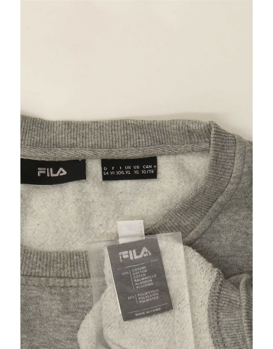 Fila muški džemper XL Graphic Sweatshirt sivi pamuk