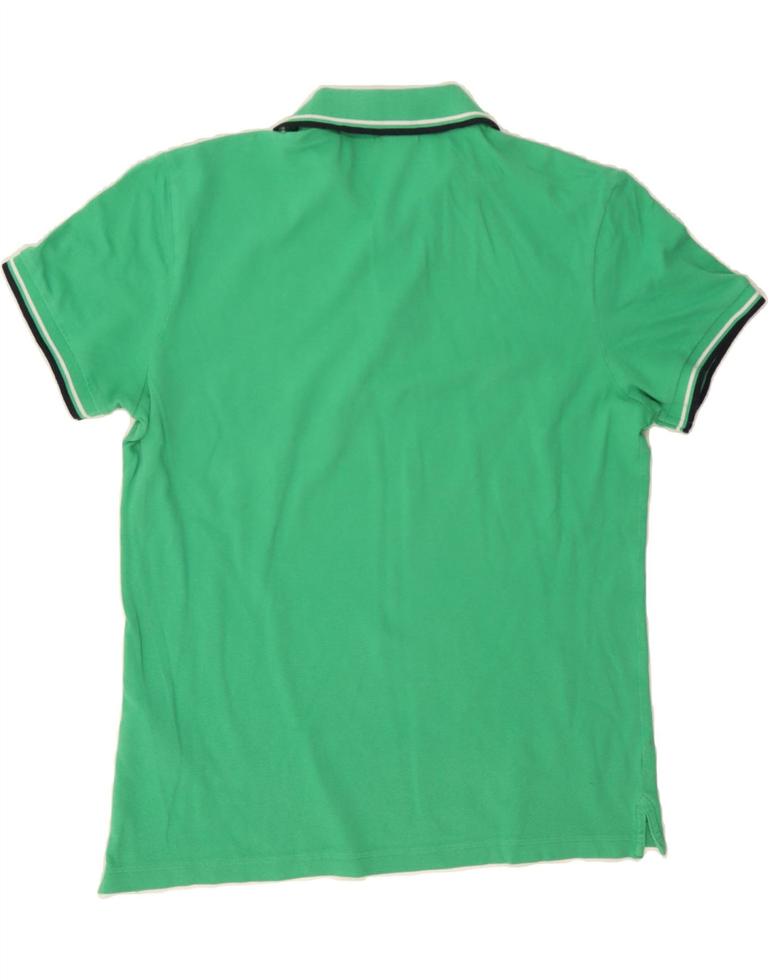 DIADORA Mens Polo Shirt Medium Green Cotton Vintage Diadora and Second-Hand Diadora from Messina Hembry 