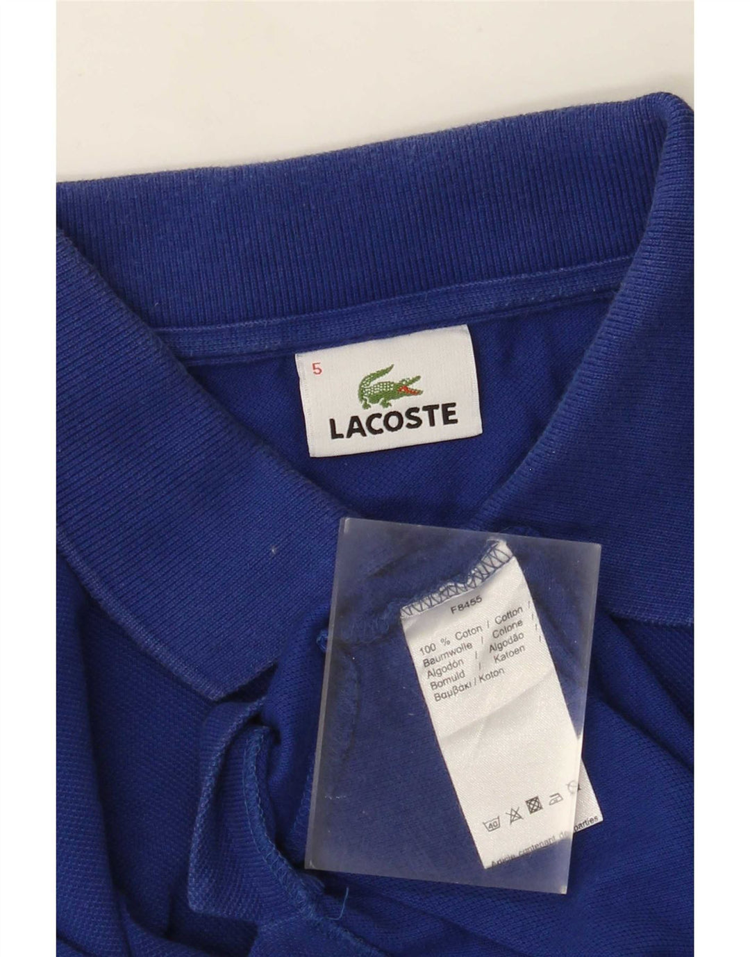 Lacoste muška polo majica veličine 5 velika plava pamuk
