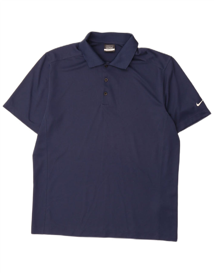 Nike muška Dri Fit polo majica velika tamnoplava poliester