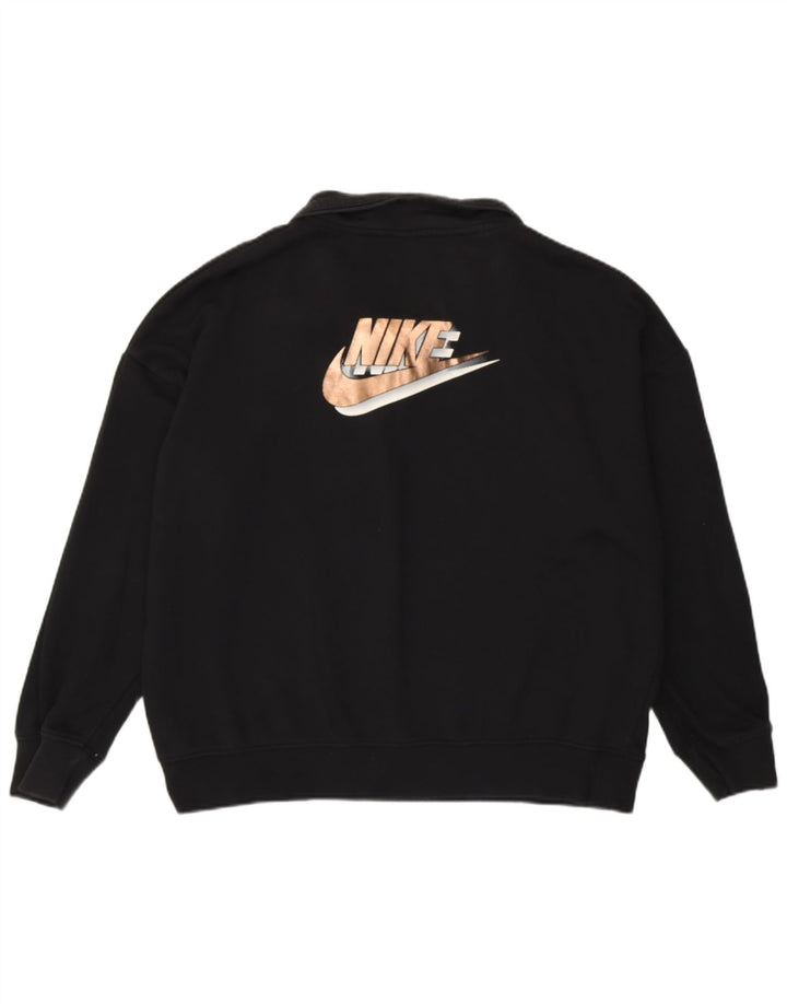 NIKE Ženska prekomjerna trenirka s motivima UK 14 srednje crna