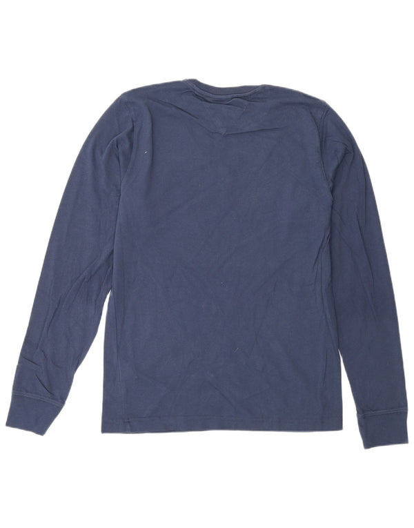 Tommy Hilfiger Mens Graphic Top Long Sleeve XS Navy Blue Cotton
