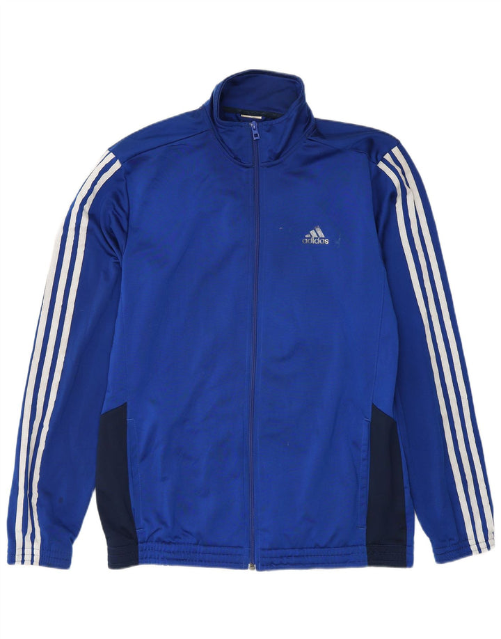 Adidas muška trenirka gornja jakna UK 40/42 srednje plava poliesterska boja