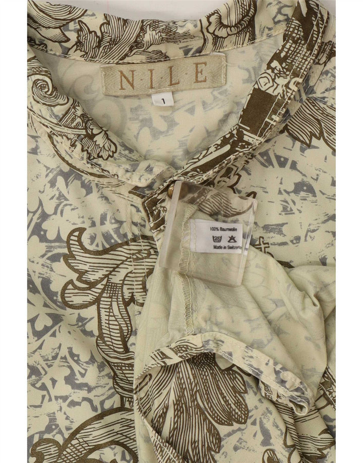 Vintage muška košulja veliki zeleni paisley pamuk
