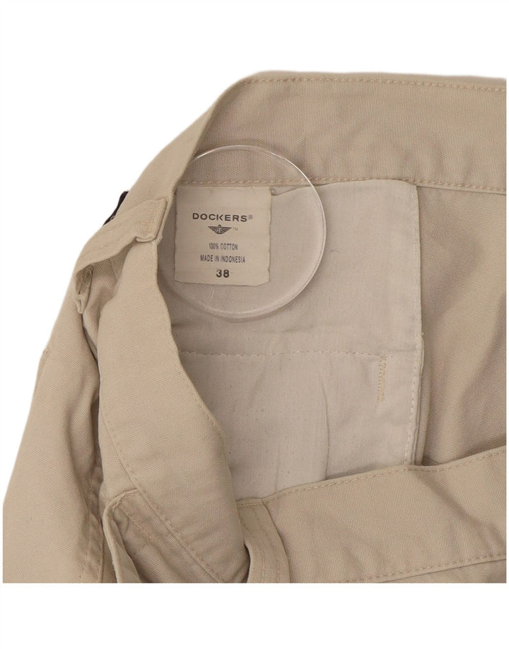 DOCKERS Muške kargo kratke hlače W38 XL, bež pamuk