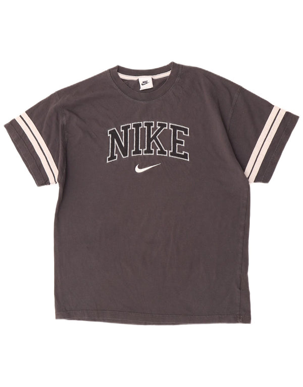 Nike muška majica s grafičkim motivima, srednje siva, pamuk