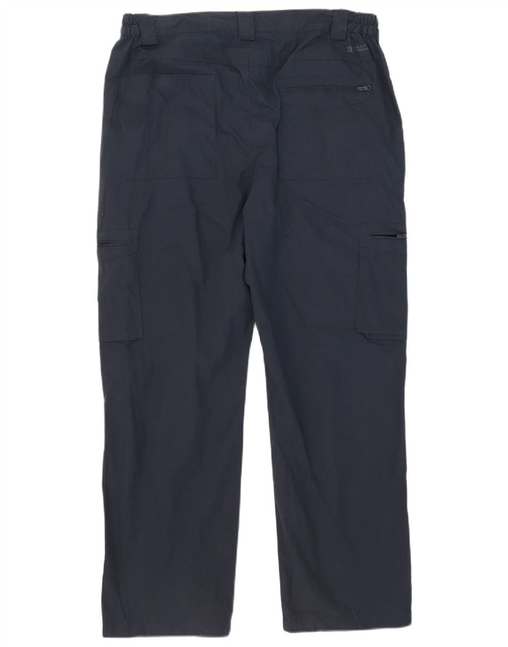 Mountain Warehouse muške ravne kargo hlače W36 L29 tamnoplavi poliester
