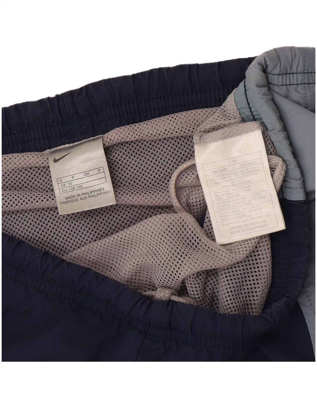 Plivačke kratke hlače Nike za dječake 9-10 godina, poliester plave boje