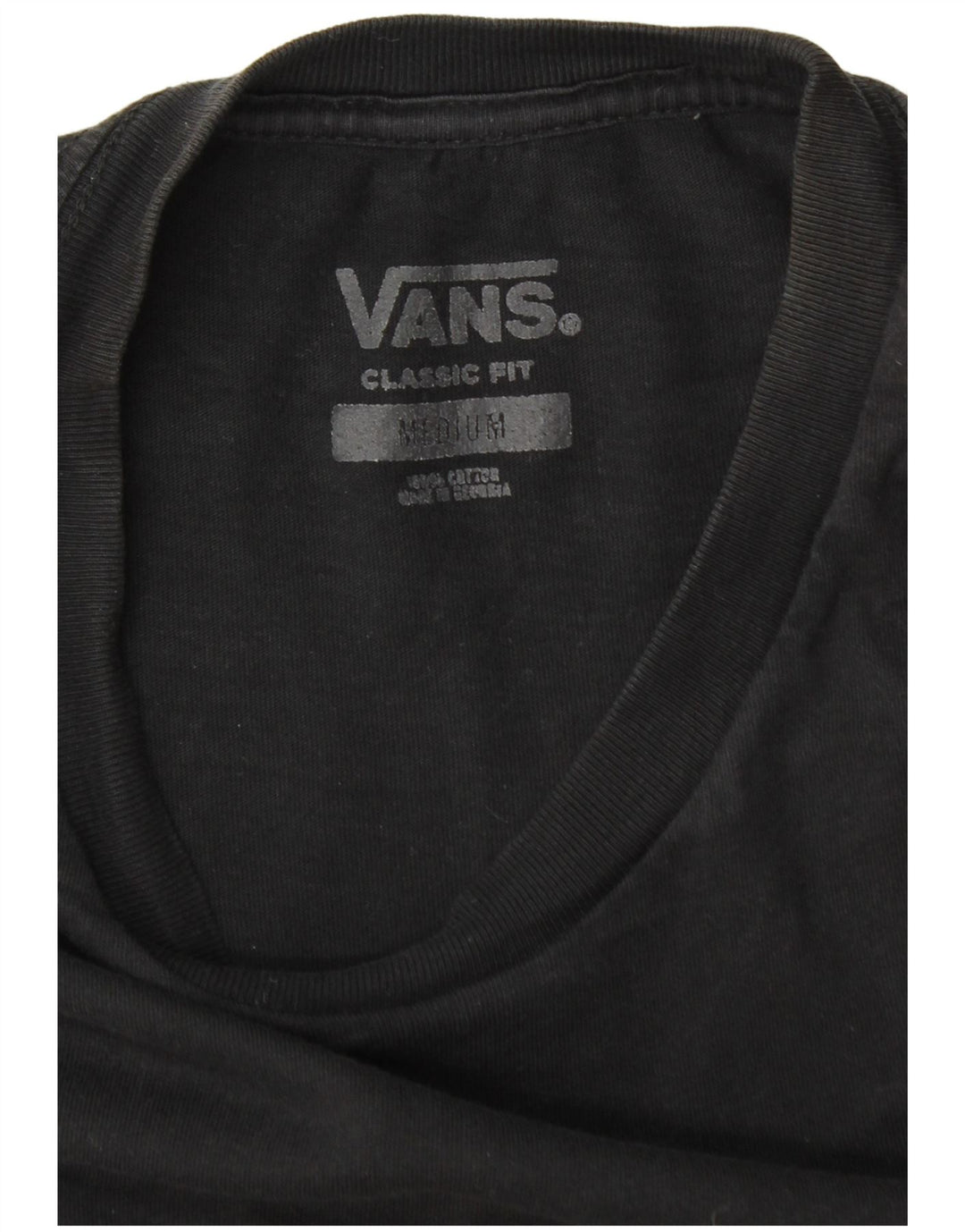 Vans muška klasična majica kratkih rukava Srednji crni pamuk