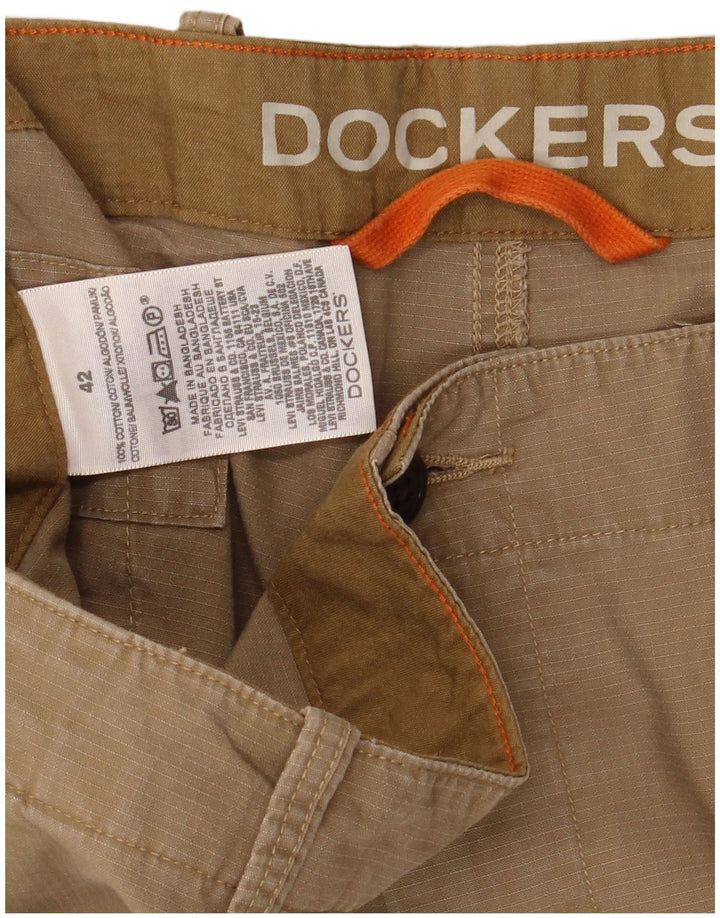 DOCKERS Muške kargo kratke hlače W42 2XL bež pamuk