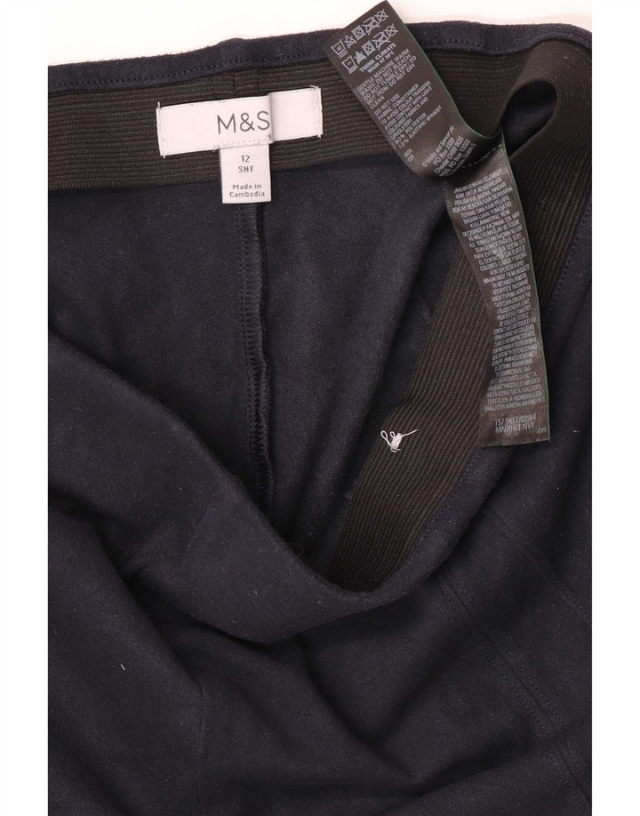 Ženske tajice Marks & Spencer UK 12 srednje tamnoplavi poliester