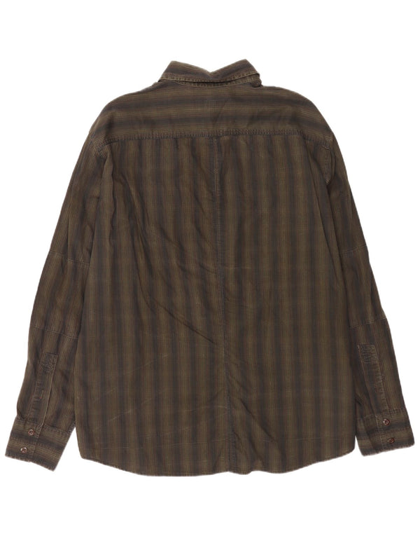 Trussardi Jeans muška košulja 3XL pamuk na zelene pruge