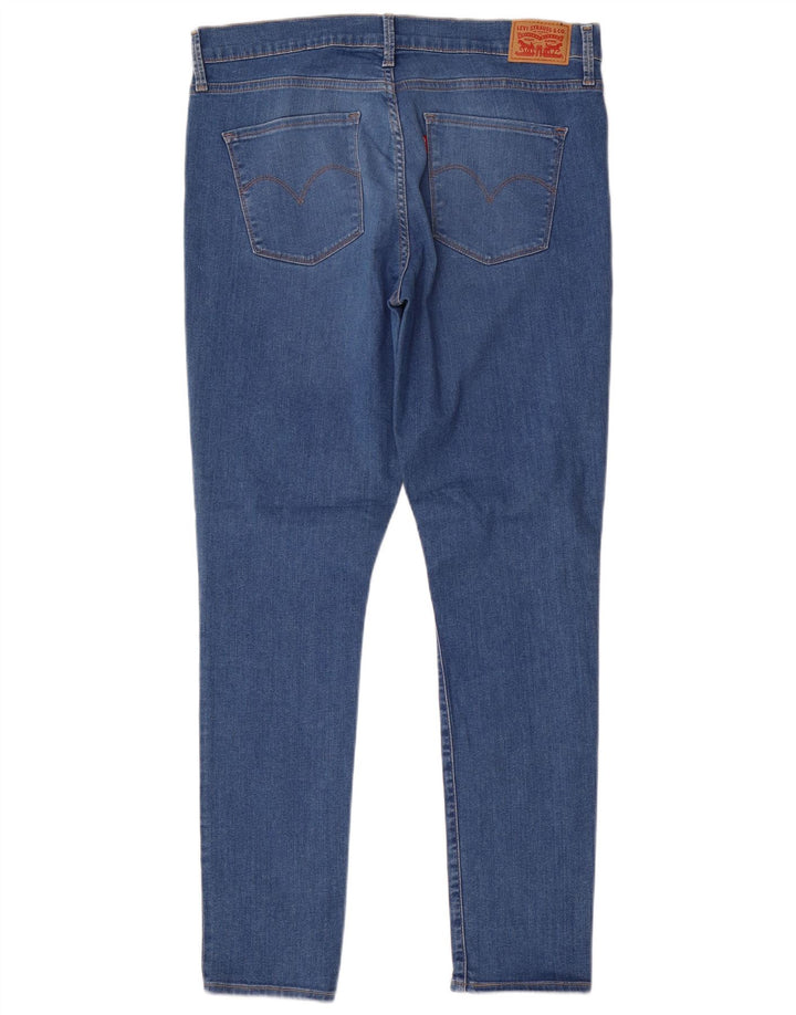 Levi's ženske uske traperice W32 L30 plavi pamuk