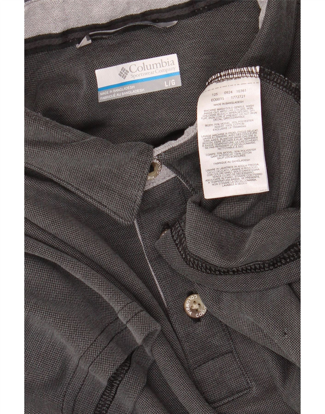 Columbia muška polo majica veliki sivi modal