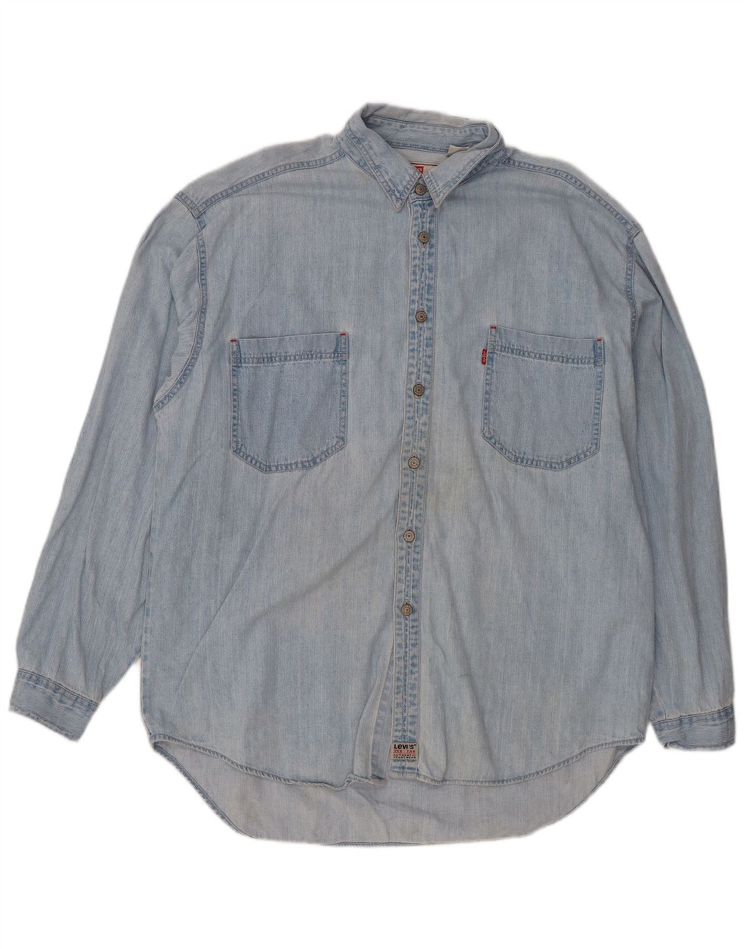 Levi's muška traper košulja XL plavi pamuk