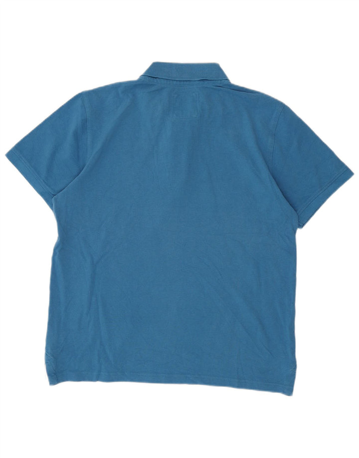 Crew Clothing Muška polo majica Srednje plavi pamuk