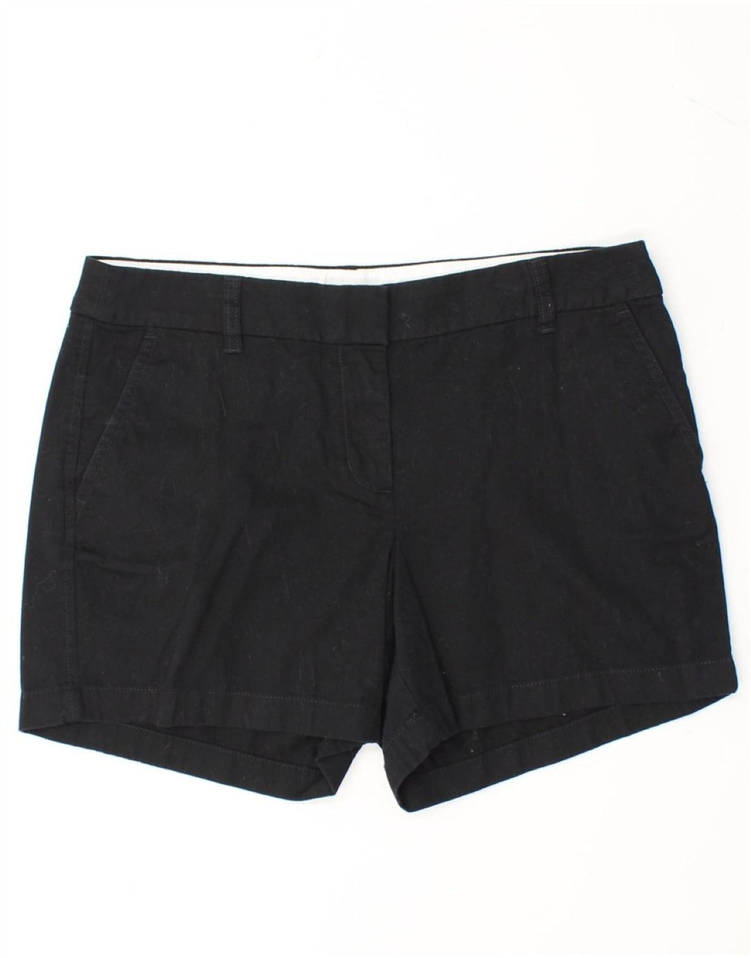 J. CREW Womens Chino Shorts US 8 Medium W32  Black Cotton Vintage J. Crew and Second-Hand J. Crew from Messina Hembry 